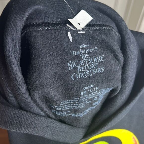 Disney The Nightmare Before Christmas Oogie Boogie Moon Pullover Hoodie NWT Smal - Picture 5 of 6
